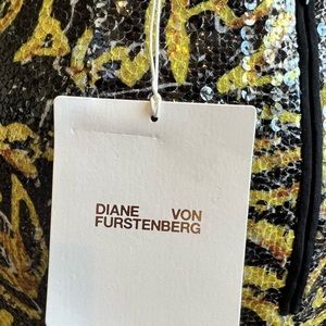 DVF Sequin Pencil Skirt NWT